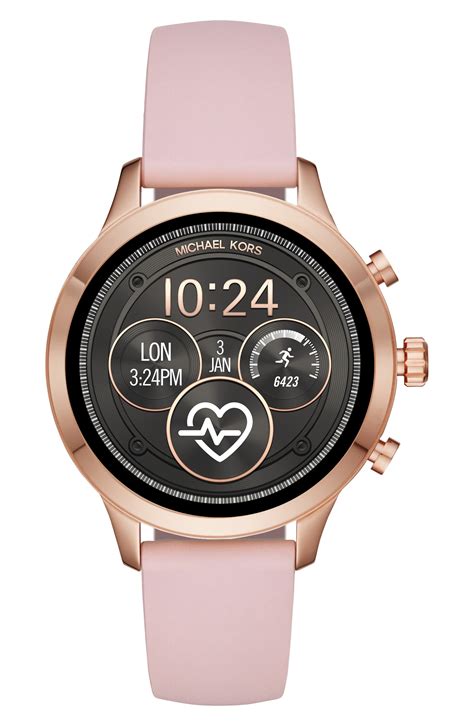 hudsons bay michael kors smartwatch korting|Runway Logo Strap Smartwatch .